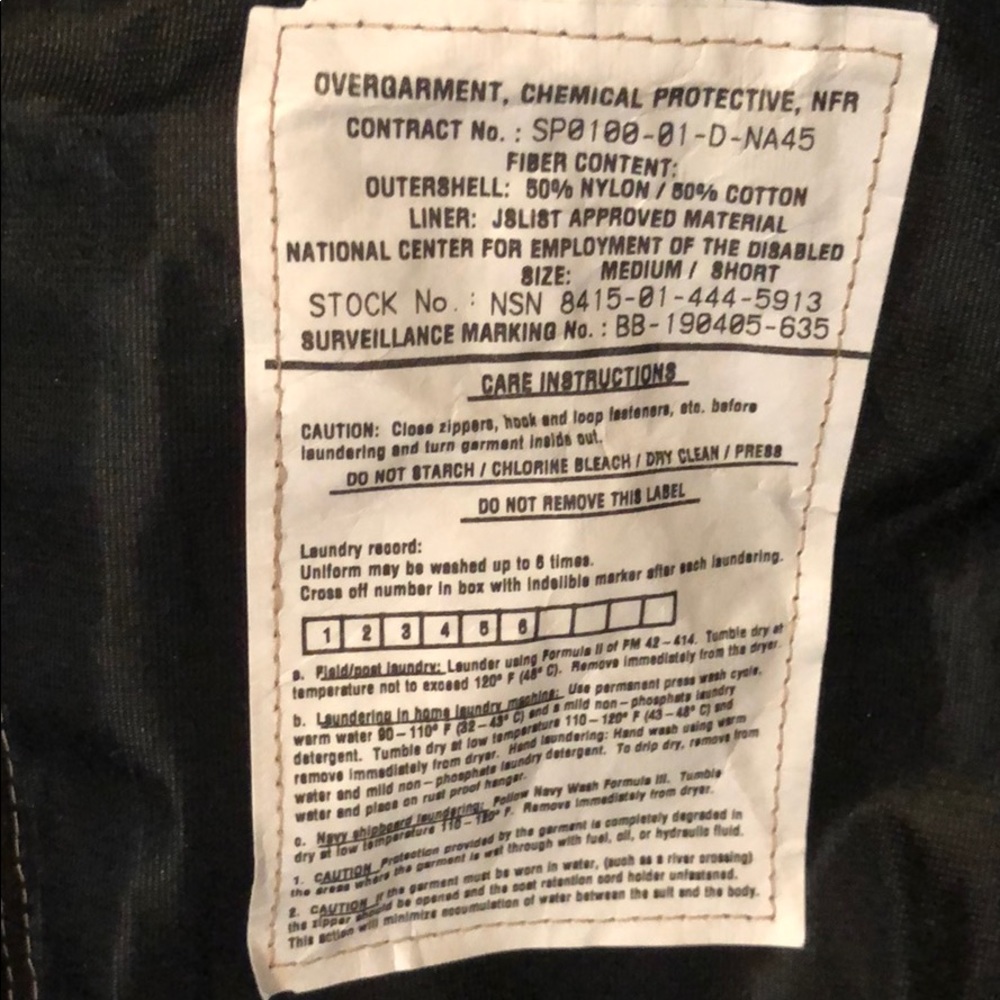 Chemical protection camouflage hooded jacket - Picture 3 of 5